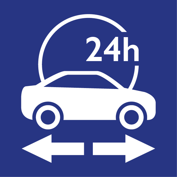 24h Annahme und Fahrzeugabholung